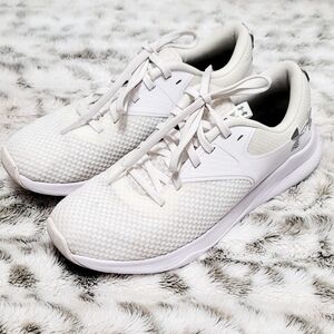 Woman's Under Armour Charged Aurora Train Sneakers W/ Added Rhinestones